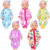 ZITA ELEMENT 5 Sets 14-18 Inch Baby Doll Clothes Outfits Casual Wear for 17 Inch Baby Doll Clothes 10 Pcs Doll Clothes and Accessories for 15 Inch