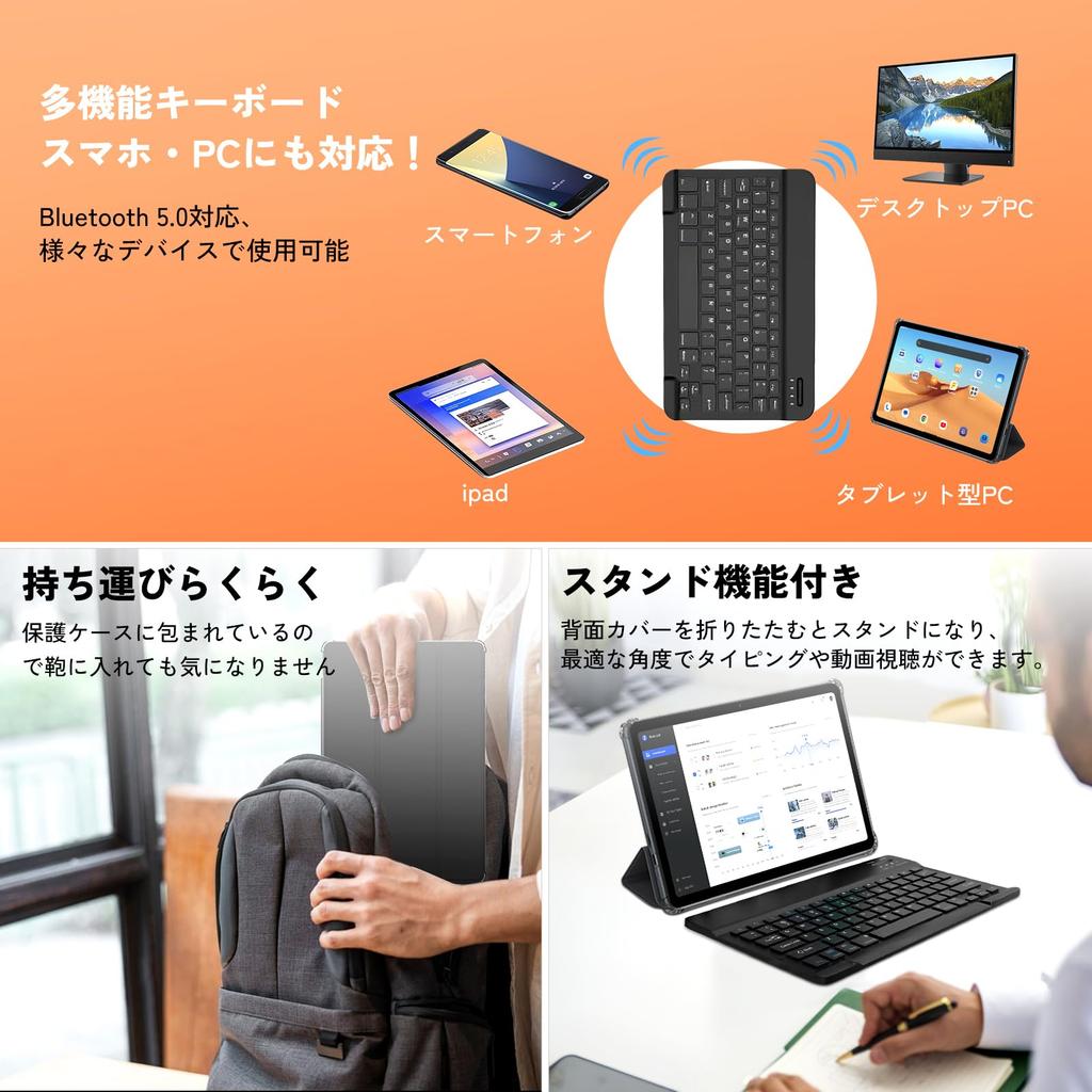 Tabwee Android 15 Tablet with 18GB 128GB 2TB 5G PSE Supports Online Wireless Split and A Great 10-inch 2-in-1 9-Piece Set + + Expansion, WiFi,