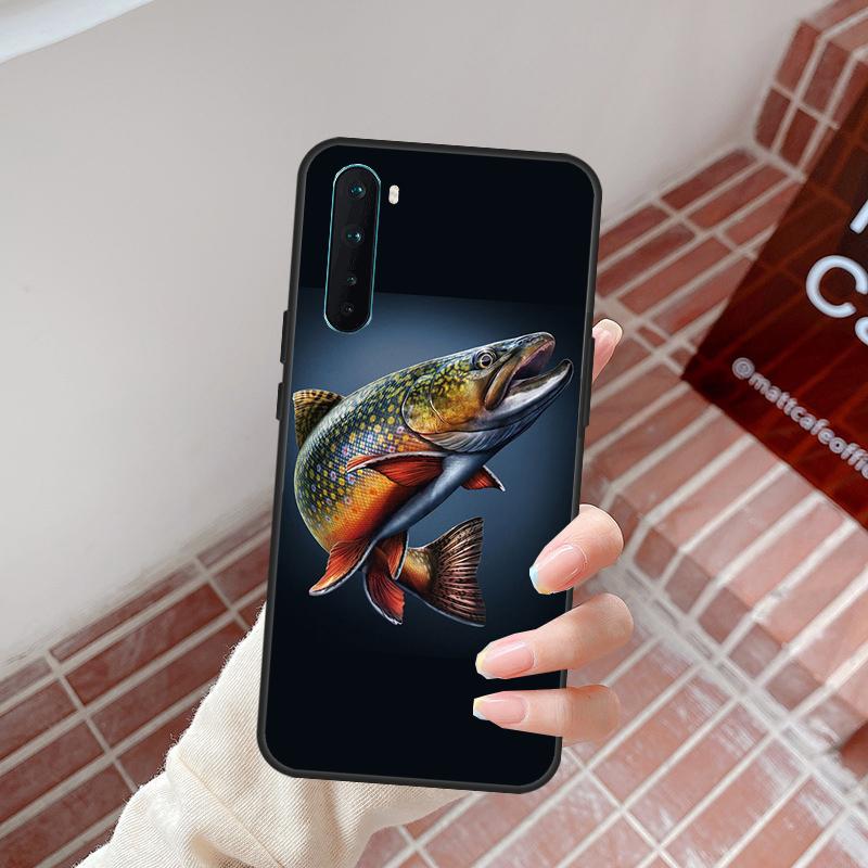 Trout Fish Fishing Case For OnePlus 13T 10R 10T 8T 12R 13R 15 13 12 11 10 9 Nord CE 5 2 3 4 Lite N20 N30 Cover
