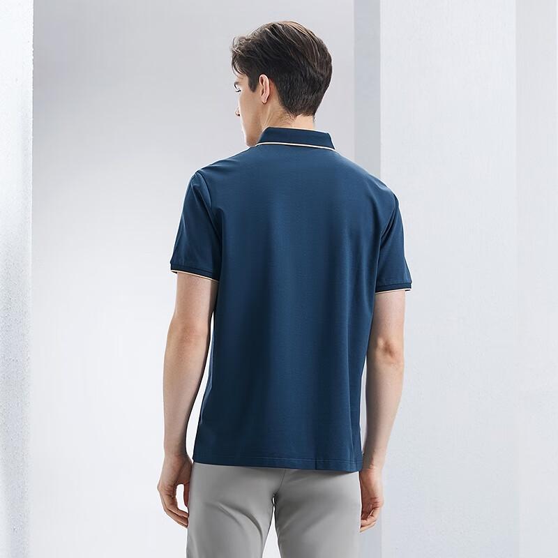 Septwolves Men s Summer Silk Blend Antibacterial Polo Shirt S
