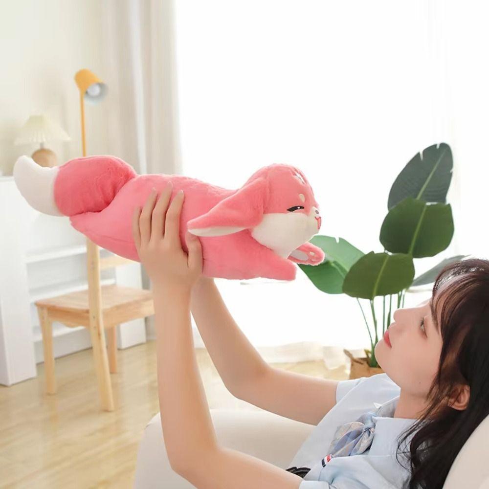 Cartoon Design Yae Miko Plush Toy Soft Material Plushie Doll Stuffed Animals  Birthday Gift