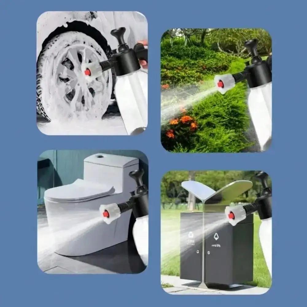 2L Handheld Car Foam Sprayer - Air Pressure Plasti