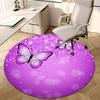 Purple Butterfly Office Carpet Chair Mats, Home Decor, Sofa Rug, Office Carpet Gift for Bedroom, Living Room, Various Rooms1118066a