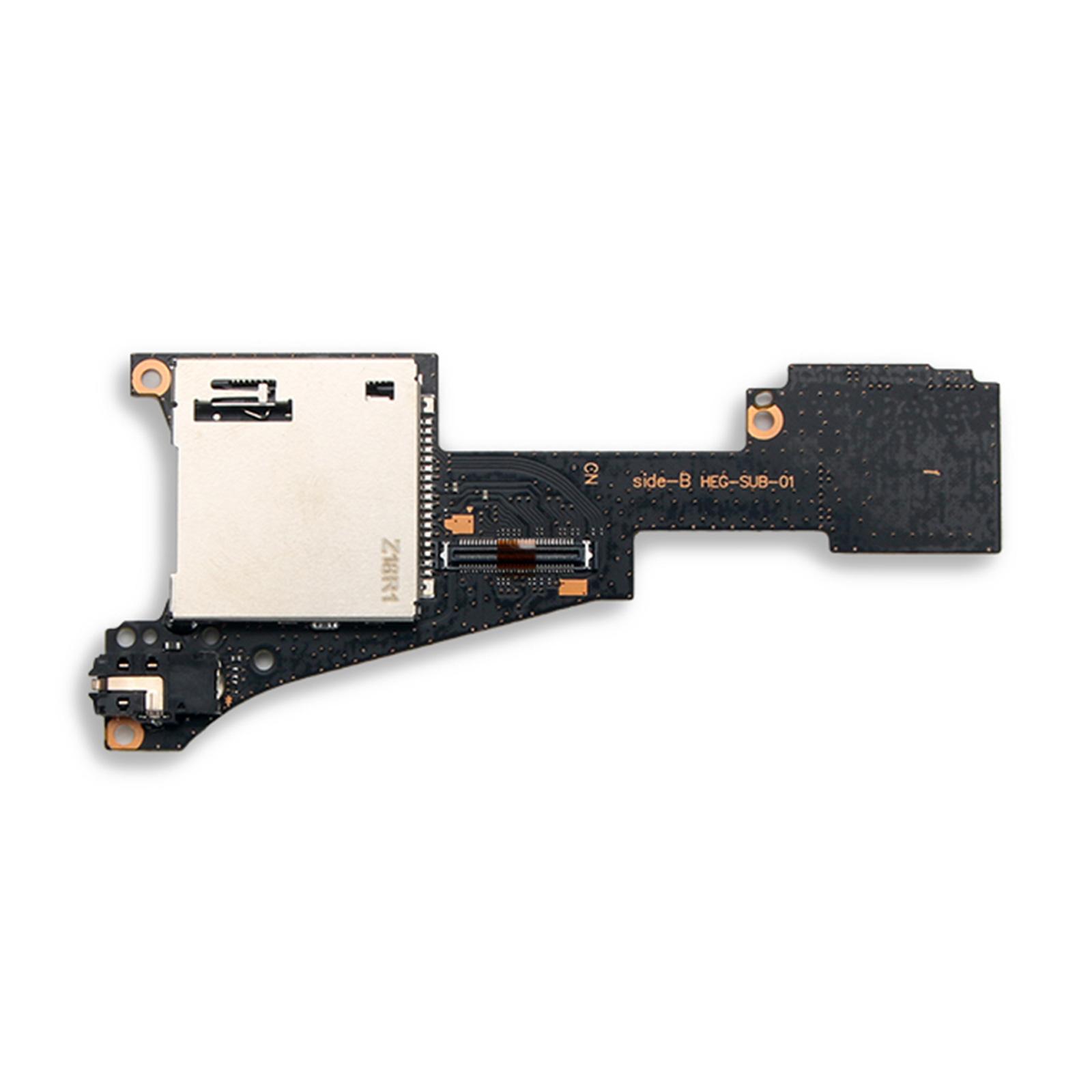 

Game Machine Card Slot Jack Socket Game Console Replacement Game Card Slot Reader with PCB Board for Switch OLED