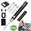 Wireless Portable Soldering Iron Kit, Rechargeable Soldering Pen with Iron Tip