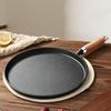 Uncoated Cast Iron Frying Pan