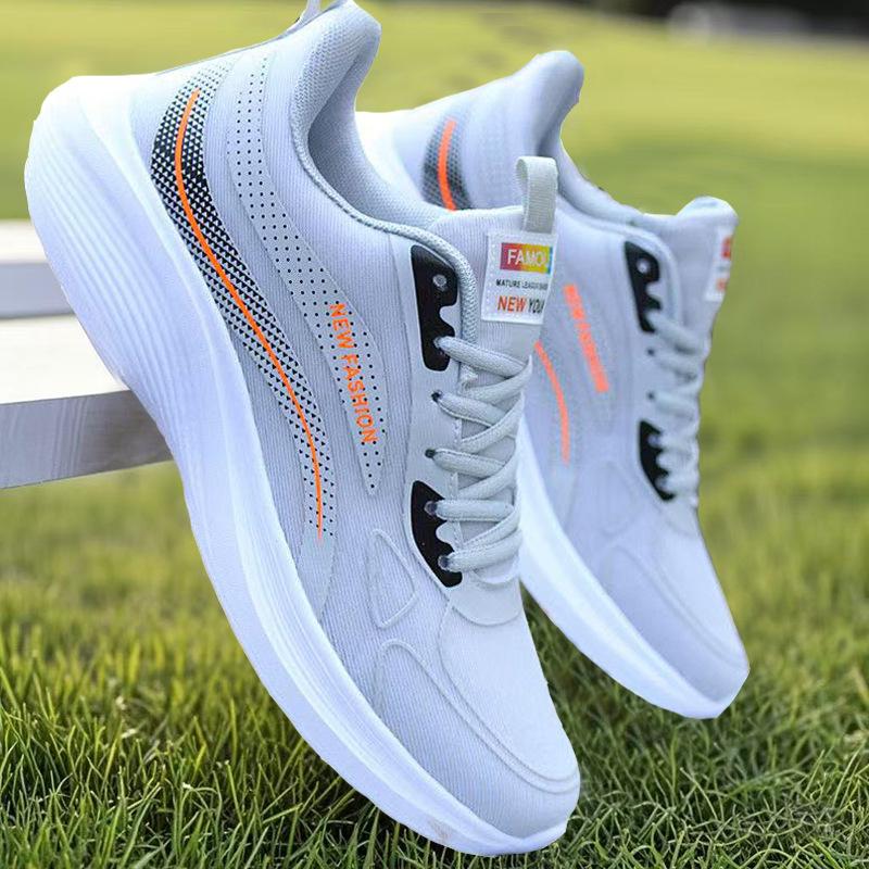 

Мужская обувь ледяной шелк дышащая спортивная повседневная обувь летняя мягкая подошва легкие кроссовки универсальный тренд сетчатая обувь 44