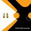 2 Pieces Universal R410 to R22 Adapter Converter Alloy Coupler Machine Upgrade Modified Accessories Spare Parts