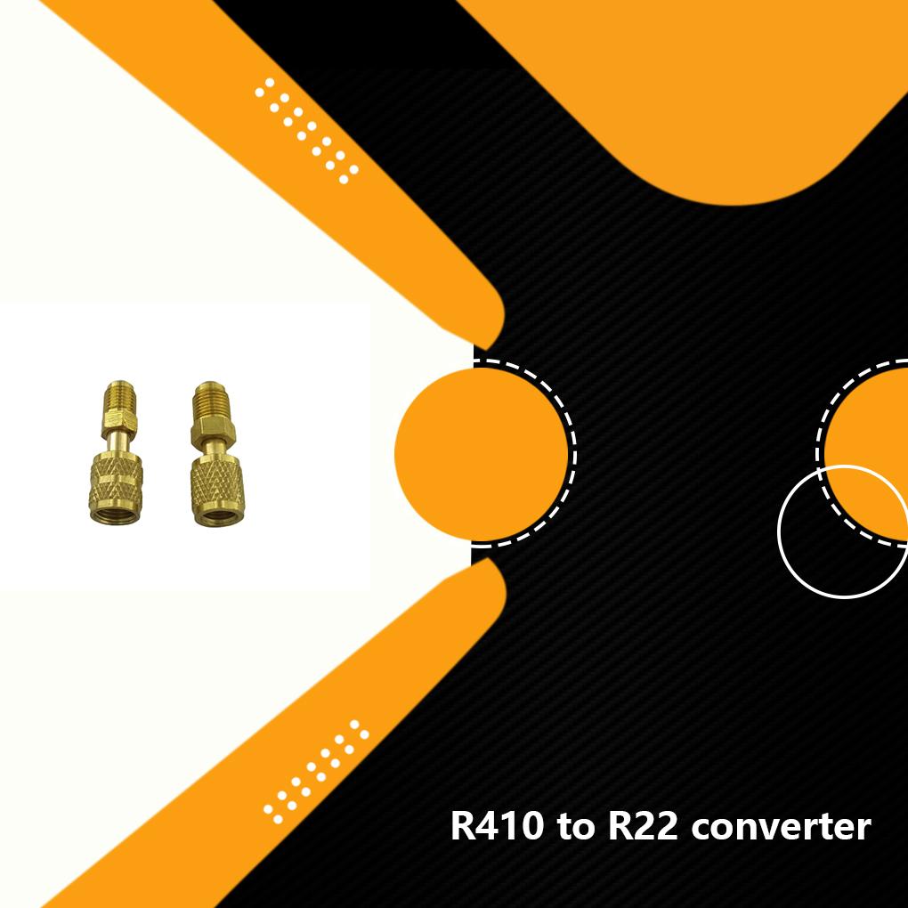 2 Pieces Universal R410 to R22 Adapter Converter Alloy Coupler Machine Upgrade Modified Accessories Spare Parts