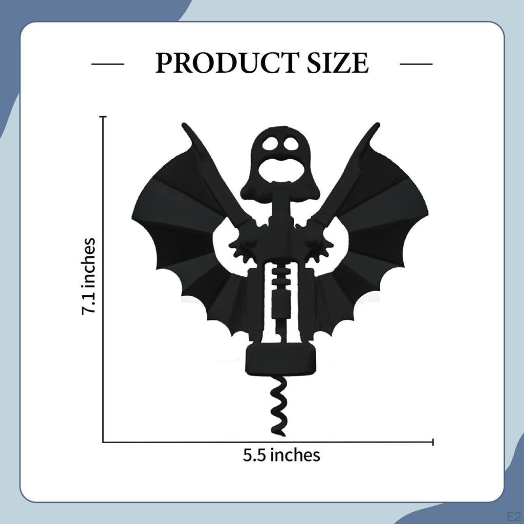 Bottle Opener Halloween Gift Stopper Pourer Bar Tool Gothic Spooky Corkscrew Beer Cap Remover for