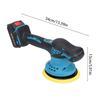 Cordless Car Polisher 21V Electric Auto Polishing Machine Multifunctional Home Cleaning Waxing Wood Sanding Rust