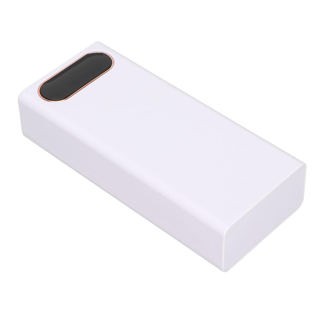 L16 16x18650 DIY Powerbank 2 USB-Ausgang 22,5W Schnellladung Batterieboxgehäuse mit LCD-Display und Micro Typ C