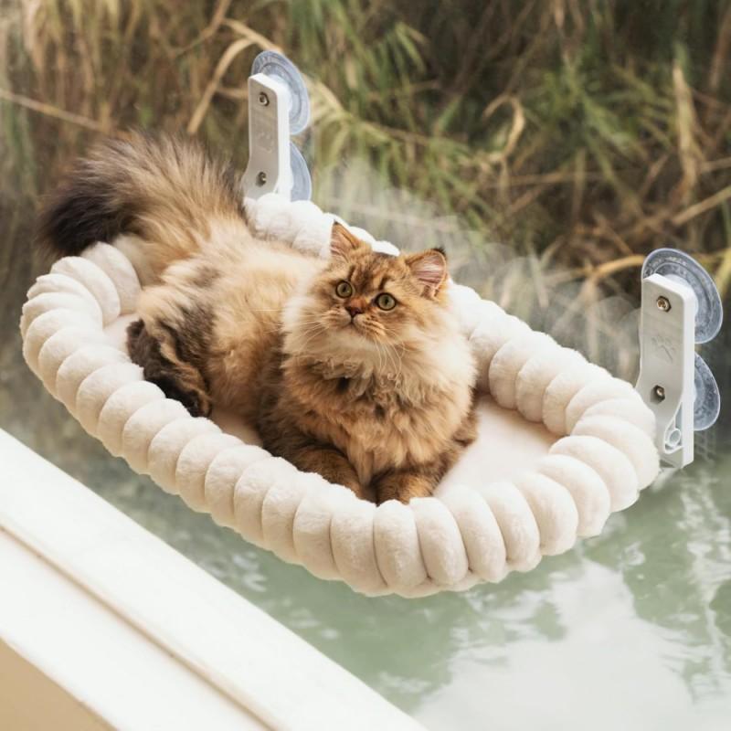 Window Mounted Cat Hammock Suction Cup Bed All Perch Indoor Cats