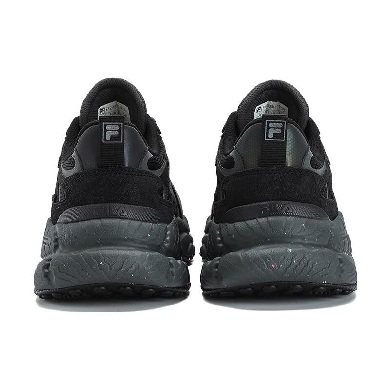 Fila Fern Grass Shoes Fabric Synthetic Leather Comfortable Low-Top Dad Shoes Men Sneaker Gray Black F12M331101FDB