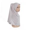 Big Girls Plain Hijab Hats Muslim Scarf Islamic Headscarf Hat Amira Pull On Headwrap Hot Sell Ramadan Pray Hat