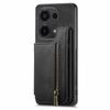 Retro Skin Wallet Back Cover for Redmi Note 13/K70/K70E/K70 Pro, for Google Pixel 9 Pro Card Slots Zipper Style case Cover
