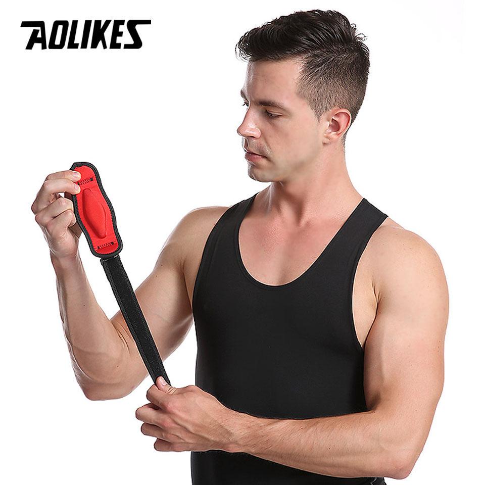 Aolikes Tennis Elbow Brace Pain Relief Support For Tennis Golfers Elbow Tendonitis Strap For Men