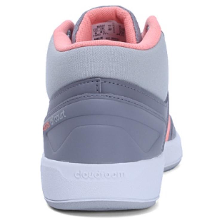 Adidas Cloudfoam All Court Mid Tennis Shoes Women Sneakers Gray BB9992
