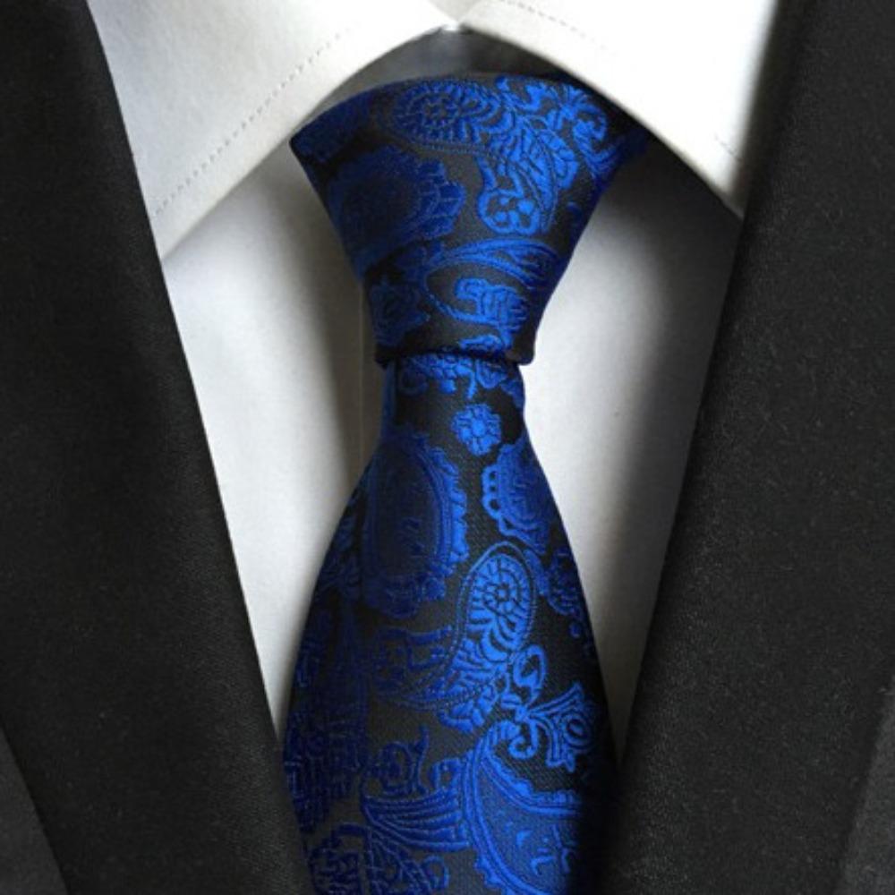 8CM Floral Neck Ties Jacquard Business Formal Tie Luxury Groom Neck Wear  Party