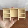 Dollhouse Miniature Hanging Cabinet Wall Cabinet Storage Rack Shelf 1:12 Dollhouse Furniture Living Room Model Decor Toy