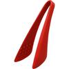 World Create Tongs, Dark Red, ViV Antibacterial Silicone Kitchen Series 60050