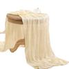 10 Pack Cheesecloth Table Runner 35x120Inch Boho Gauze Cheese Cloth Table Runners for Wedding Party Baby Shower Birthday Home Decor
