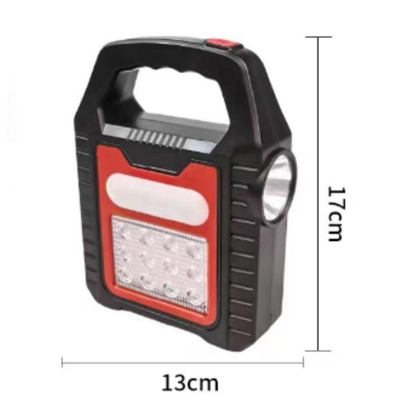 Portable Solar Lantern COB LED Work Lamp Waterproof  Emergency Spotlight USB Rechargeable Hand Lamp for Outdoor Hiking Camping