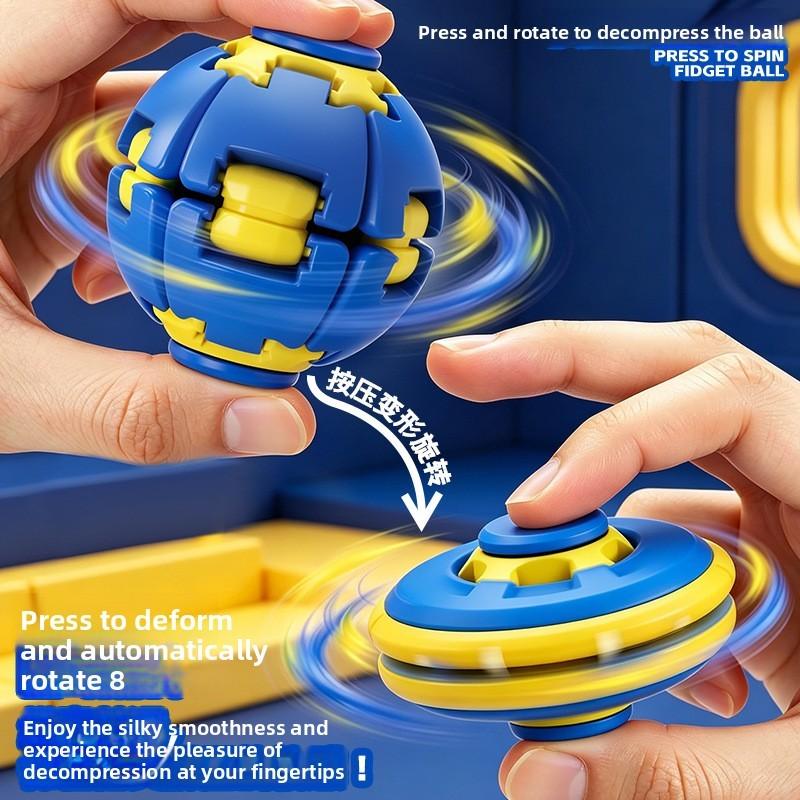 Stress Relief Ball With 3d Printing Rotating Design For Kids And Adults