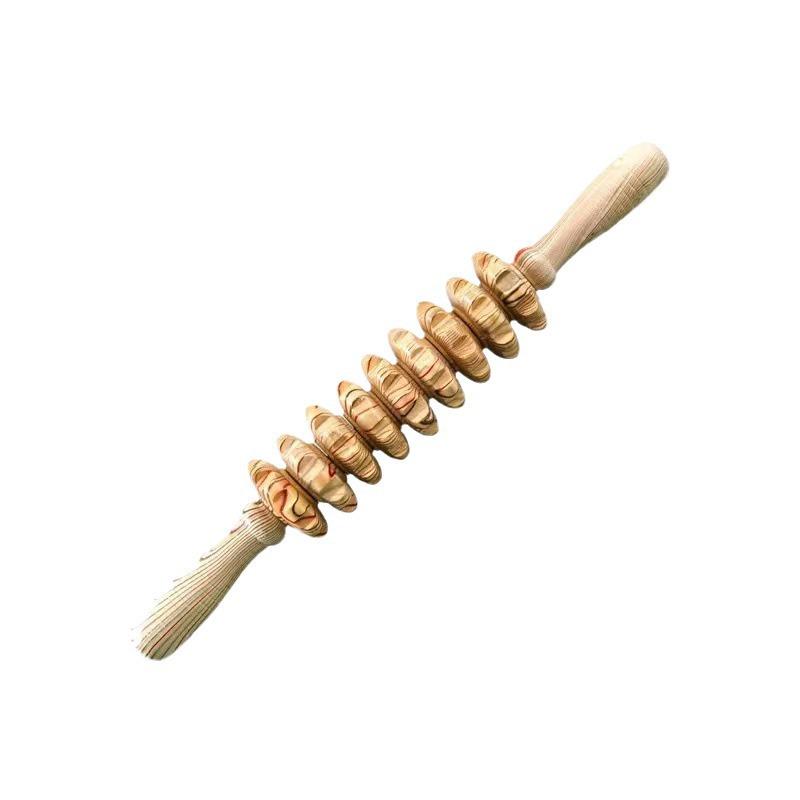 Wooden Muscle Relaxation Roller Stick for Slimming Legs & Cervical Spine