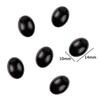 50-200pcs Black Plastic Safety Oval Simulated Eyes Nose DIY Stuffed Toys TeddyBear Eye For Doll Handmade Decoration Accessories