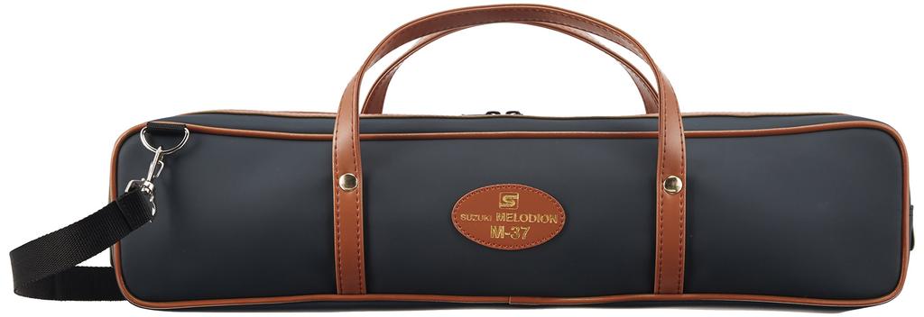 SUZUKI Keyboard Harmonica Melodion Alto 37 Keys Made In Japan Beautiful Sounding Metal Cover Model Lightweight Soft Case M-37C