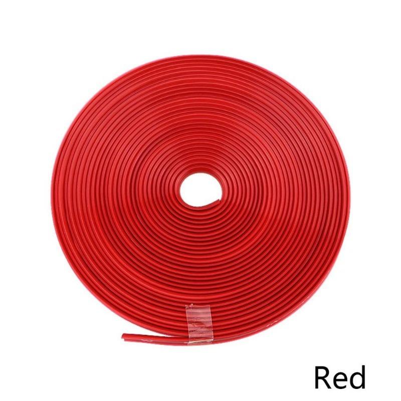 8M/ Rotolo Strisce per Cerchioni Auto Veicolo Colore Protezioni Cerchioni Ruota Striscia Decorativa Linea di Protezione Pneumatico Profilo in Gomma Striscia di Finitura Linea di Protezione Pneumatico