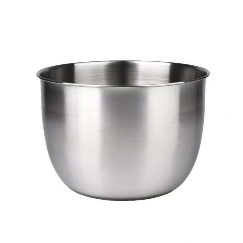 Stainless Steel Mixing Bowl Deep Design Cooking Baking Cake Bread Salad Egg Beater Basin Fruit Container Kitchen Cooking Tools
