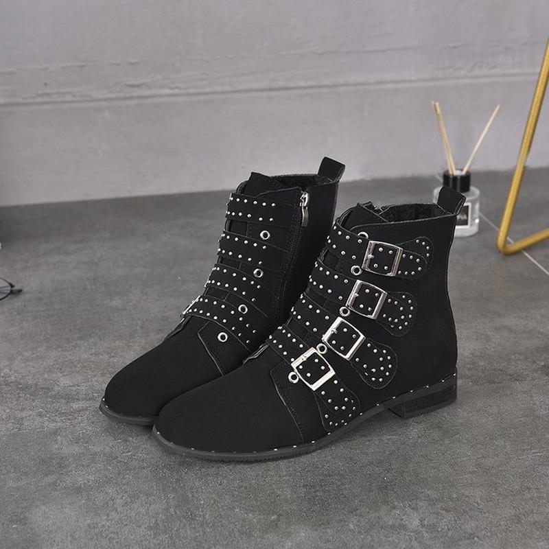 velvet booties low heel