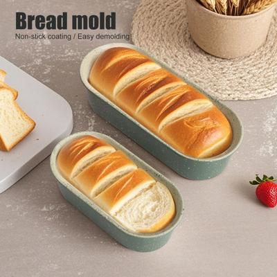 Długa forma do pieczenia chleba tostowego ze stali węglowej, forma do ciasta na bułki do hot dogów, nieprzywierająca, do użytku domowego