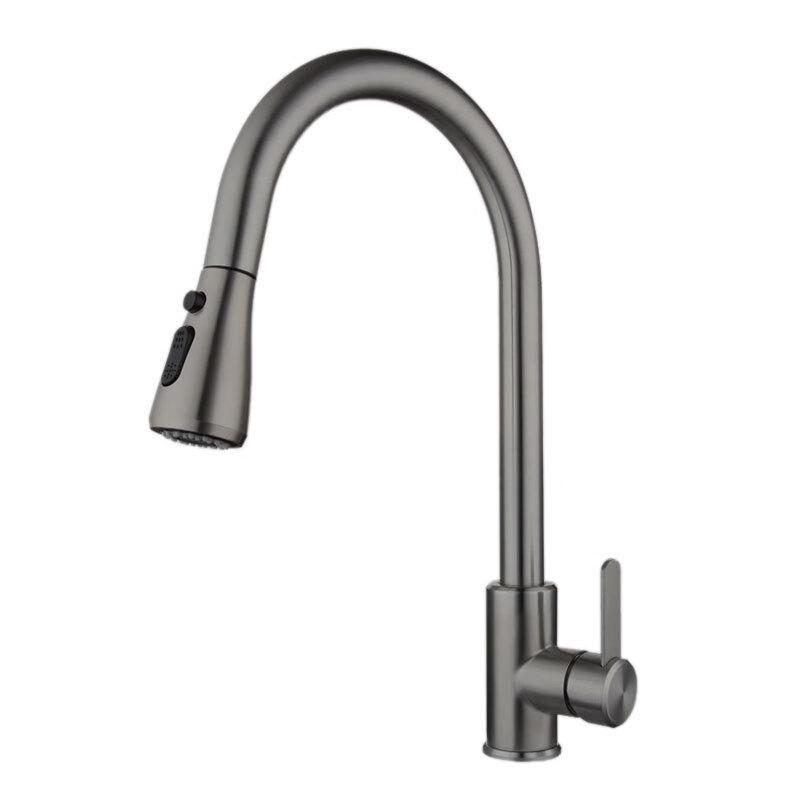Выдвижной смеситель TLXT цвета Gunmetal Grey