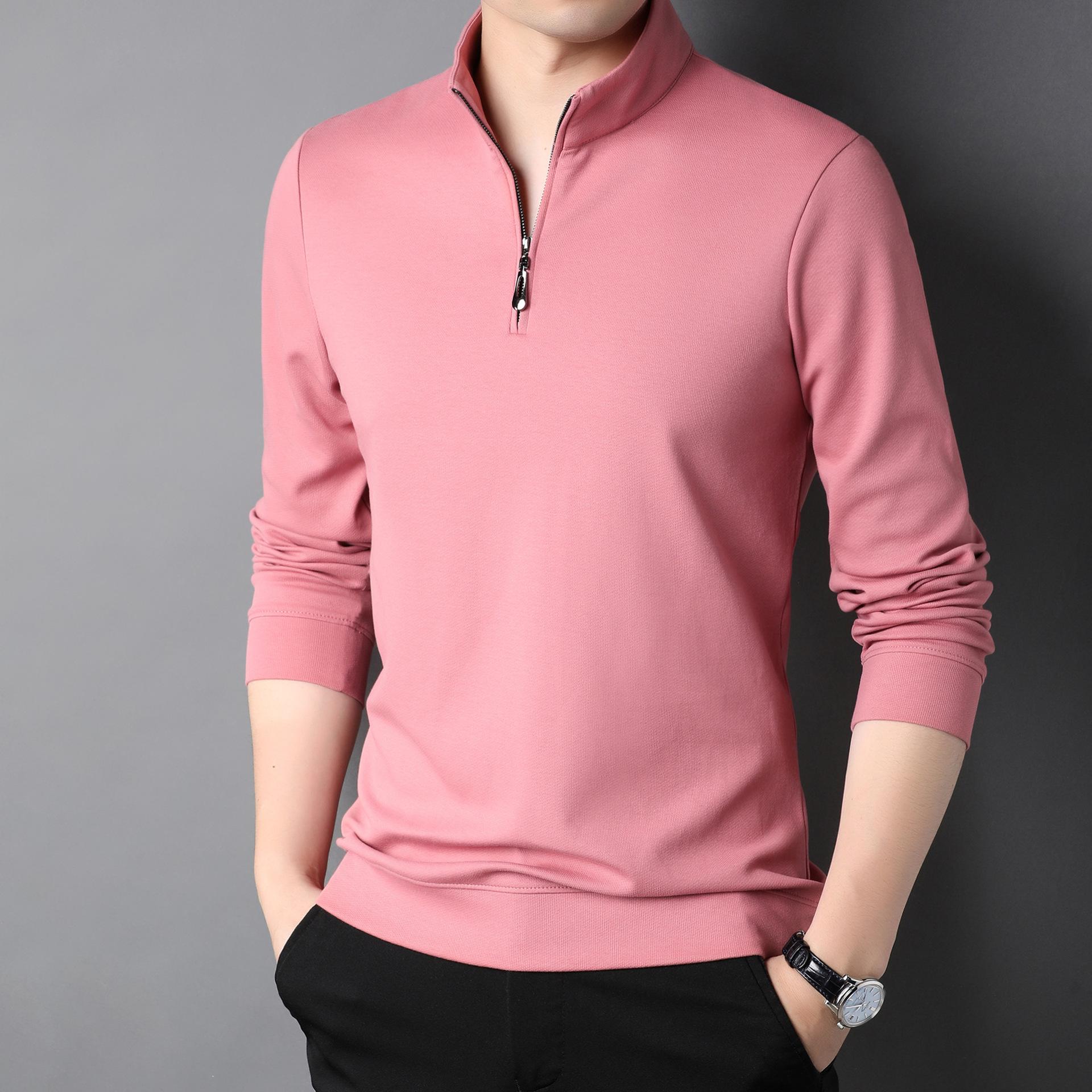 

Мужской осенний свитшот слим, однотонный, повседневный, мужская одежда XS