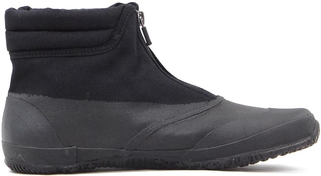 Rikioh Tabic IICOAT Zipper Work Size TVC II CZ BK Shoes, Black, 26.0cm,