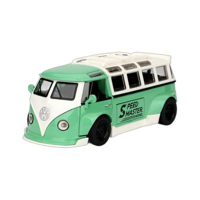 Maßstab 1/32 Bus T1 Modifiziert Metalllegierung Druckguss VW Auto Modell Sammlung Fahrzeug Kinder Spielzeugauto Feiertagsgeschenkbox Geschenk
