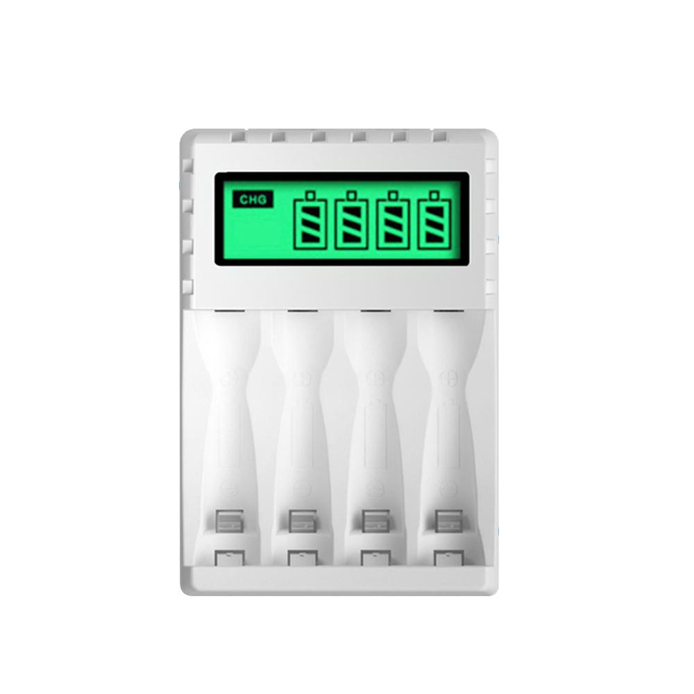 Universal USB LCD Display Smart Intelligent Battery Charger With 4 Slots For AA/AAA NiCd NiMh Rechargeable Batteries Charger