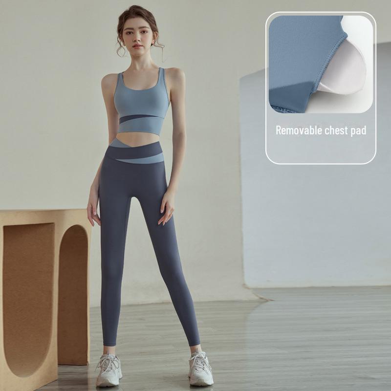 

Женский костюм для йоги весна/лето: Модный, дышащий, профессиональный спортивный жилет для бега и фитнеса. M