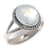 Natural Rainbow Moonstone Gemstone 925 Solid Sterling Silver Gift Ring S.9 S4e44