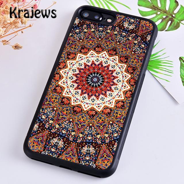 Krajews Beautiful painting mandala flower Phone Case Cover For iPhone 17 Air 16 15 14 plus 12 13 pro max Fundas