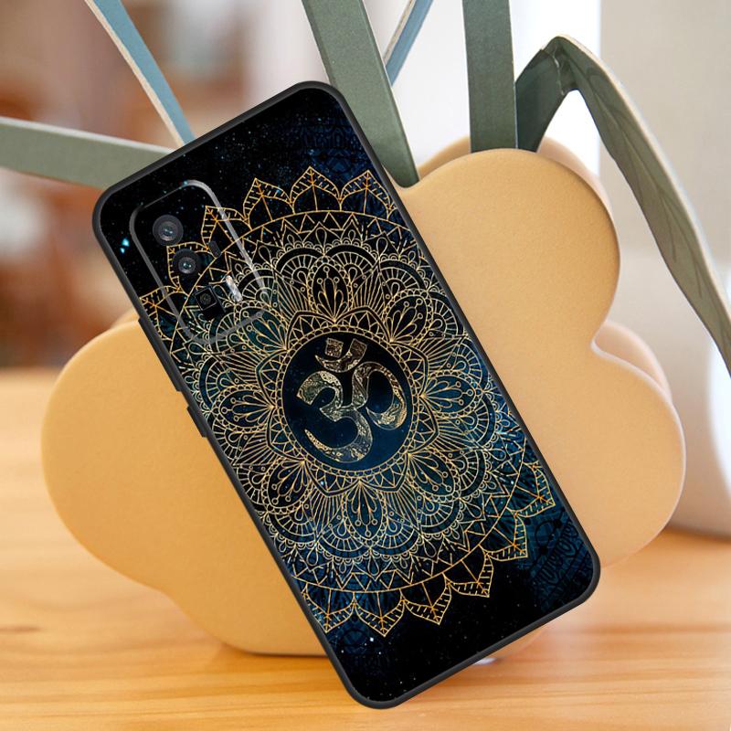 Om Hindu Symbol Case For POCO F6 Pro X6 X5 X3 F3 F5 M6 M5s Xiaomi 13T Pro 11T 12T 12 13 Lite 14 Ultra Cover