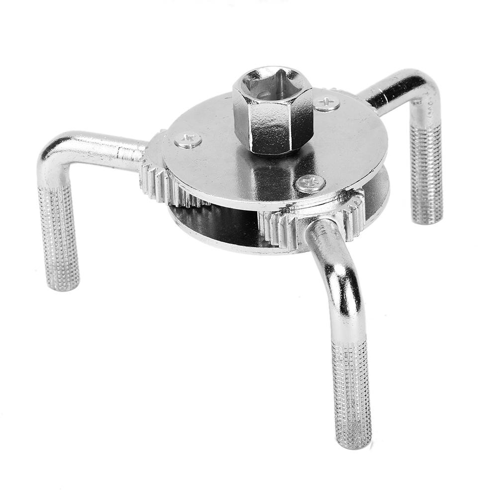 Universal Oil Filter Wrench Tool Drive 3Jaw Remover Tool 63105mm For Car TrucksRound