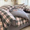 2026 Cartoon Home Bedding Set 100% Cotton Flannel Thick Shell Edge Dorm