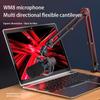 USB/XLR Dynamic Microphone, Equipped with Shock Mount, Jack, and Volume Control, Suitable for Recording On PC or Sound Card.