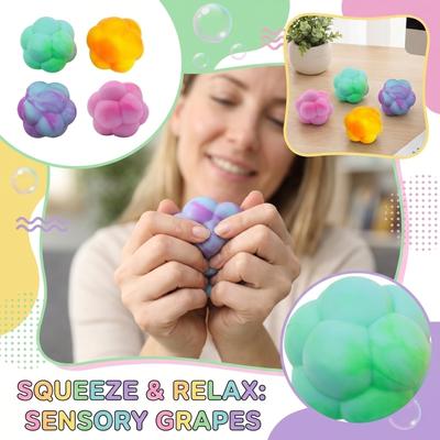 Sensory Stress Relief Squeeze Ball Soft Squishy Toy for Hand Exercise and Anxiety Reduction Durable Material for Kids and Adults