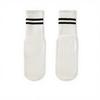 Women's Custom Embroidered Logo Pilates Reformer Socks Knitted Yoga Socks Grip for Autumn Season Crew High Logos Cuff Bottom