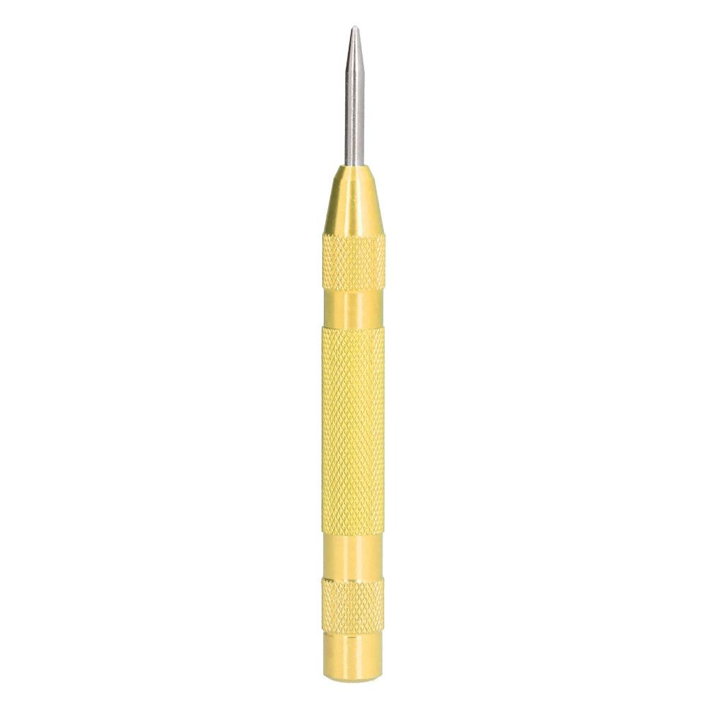 HSS Tip Center Hole Punch Adjustable Force Metal Center Punch Spring Loaded Punch For Plastic